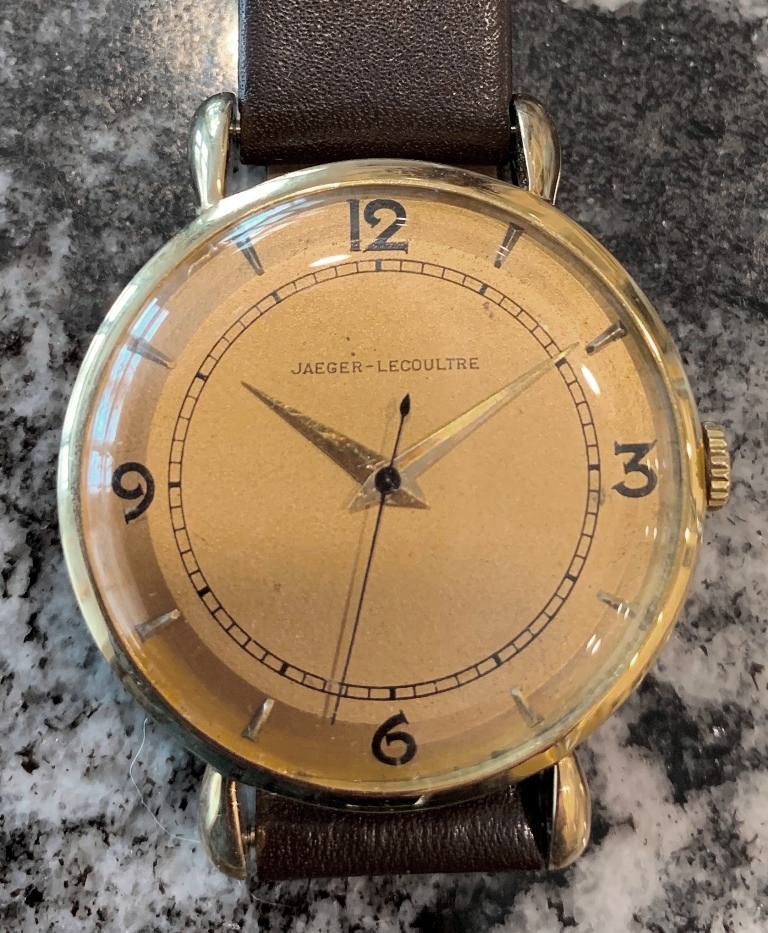 5518 Jaeger LeCoultre 18K claw lug wristwatch circa 1946 A Trebor s Vintage Watches
